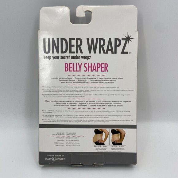 NIB UNDER WRAPZ Nude Belly Shaper Band Post-Pregnancy Maternity Size Large - Picture 3 of 4